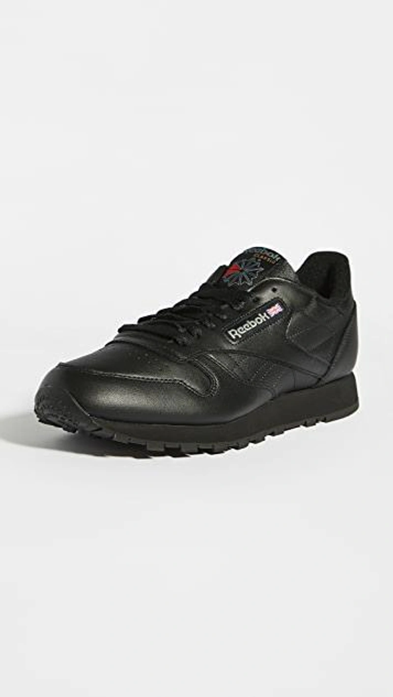 shopbop.com's Posts | Wearing: Reebok Classic Black Leather Trainers