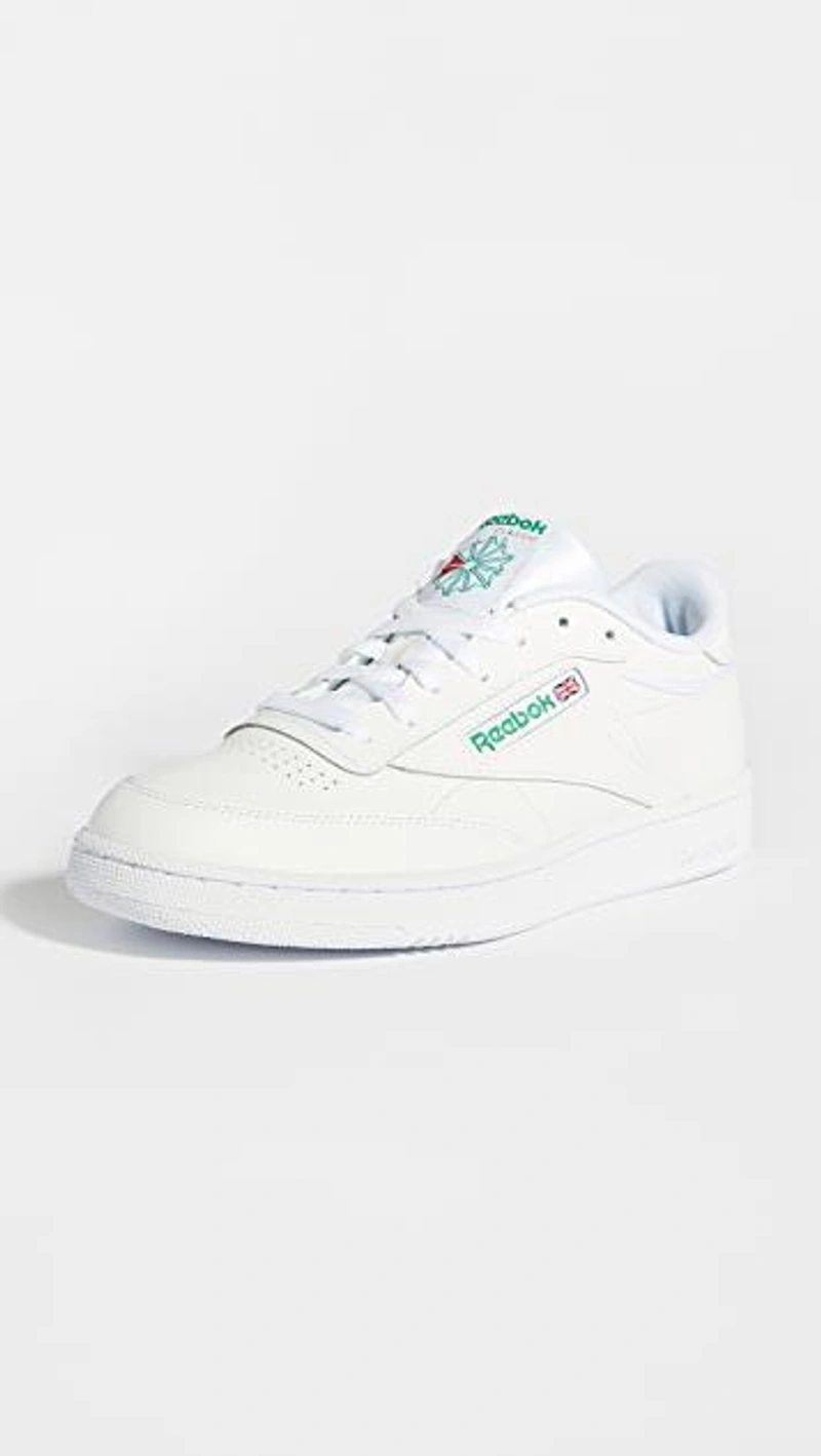 shopbop.com's Posts | Wearing: Reebok Club C 85 Sneakers White/green