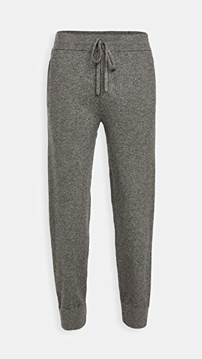 shopbop.com's Posts | 搭配: Vince Wool-cashmere Slim Fit Jogger Pants In Grey；Vince Pullover Cashmere Hoodie In Heather Medium Grey；Reigning Champ T-shirt 2 Pack In Heather Grey