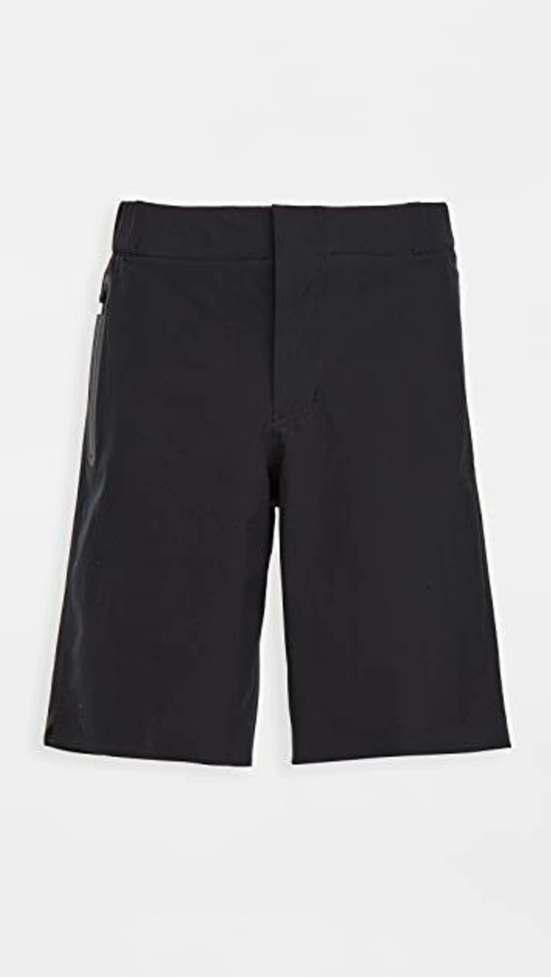 shopbop.com's Posts | 搭配: On Waterproof Technical-shell Running Shorts In Black；Reigning Champ Long Sleeve Tee In White