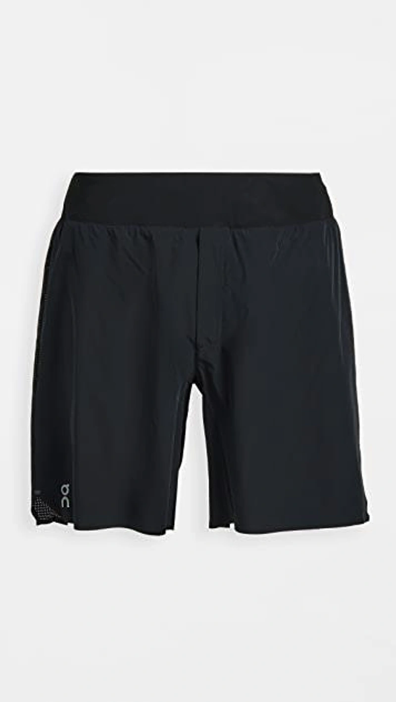 shopbop.com's Posts | 搭配: On Lightweight Running Shorts In Black；Falke Cool Kick Cotton Blend Sneaker Socks In Black；On The Roger Clubhouse Faux-leather Trainers In Black/white