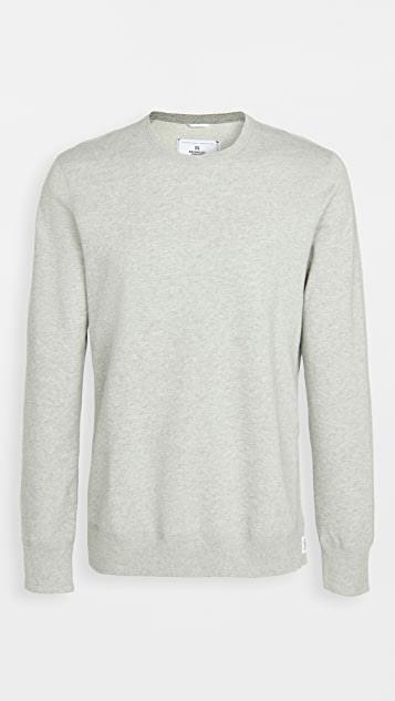 REIGNING CHAMP Midweight Terry Standard Crewneck Sweatshirt In Gray