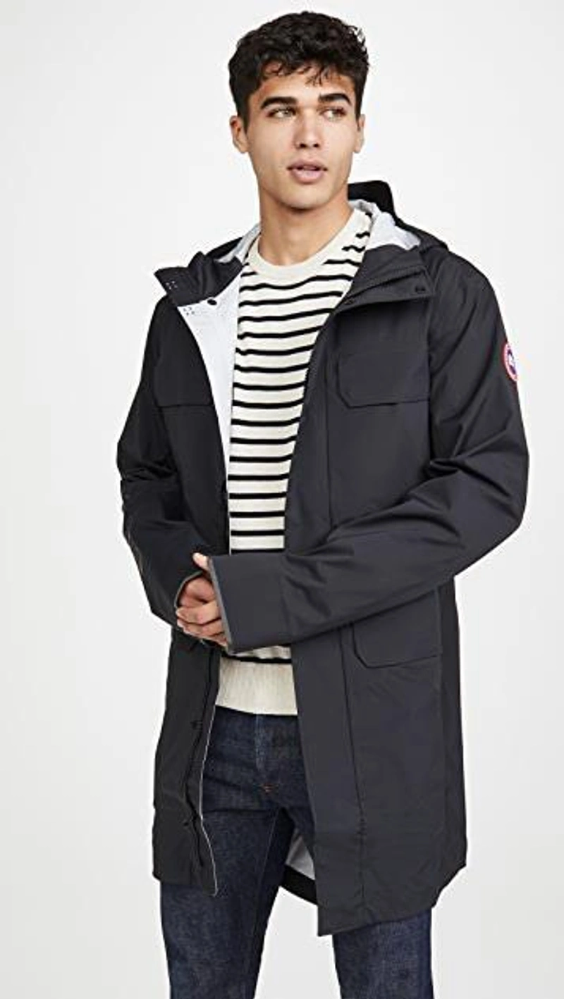 shopbop.com's Posts | 搭配: Converse Chuck Taylor All Star High Top 板鞋 In Optical White；Canada Goose Seawolf Jacket In Black