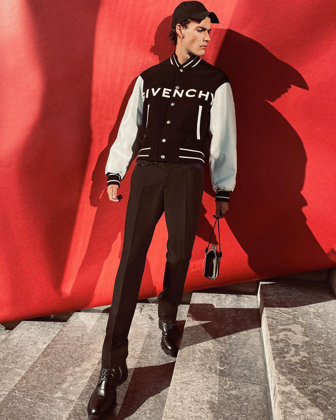 GIVENCHY Black Bomber Jacket