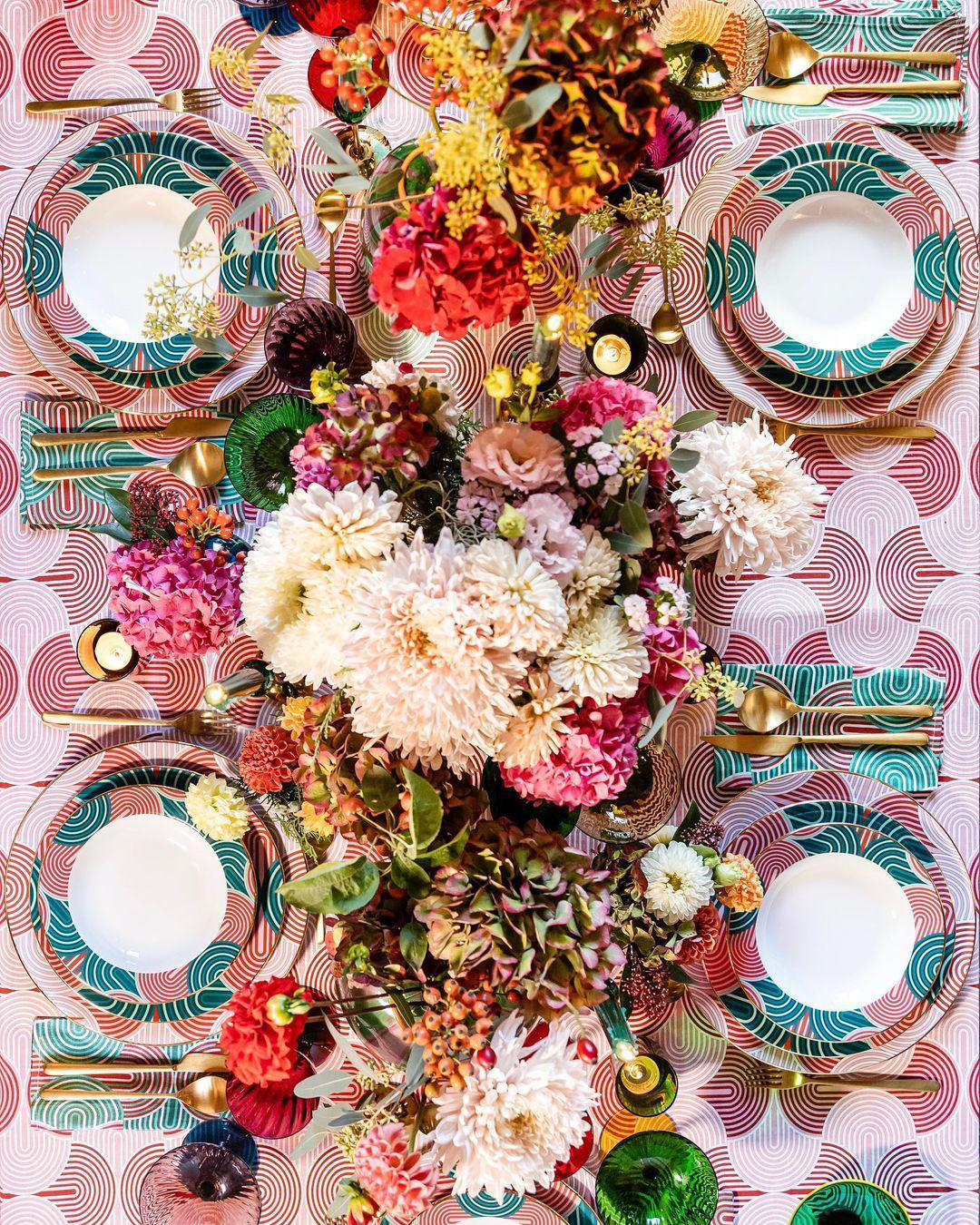 LA DOUBLEJ Rainbow Glasses Set Of 2 In Green