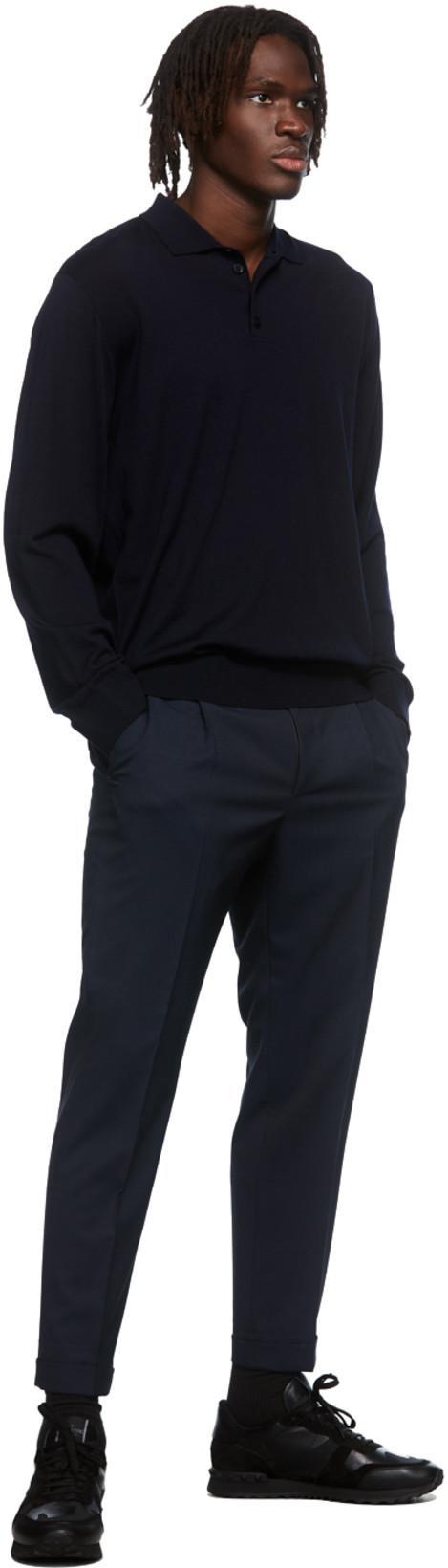 VALENTINO GARAVANI Black Fabric And Leather Rockrunner Camouflage Sneakers In Multi