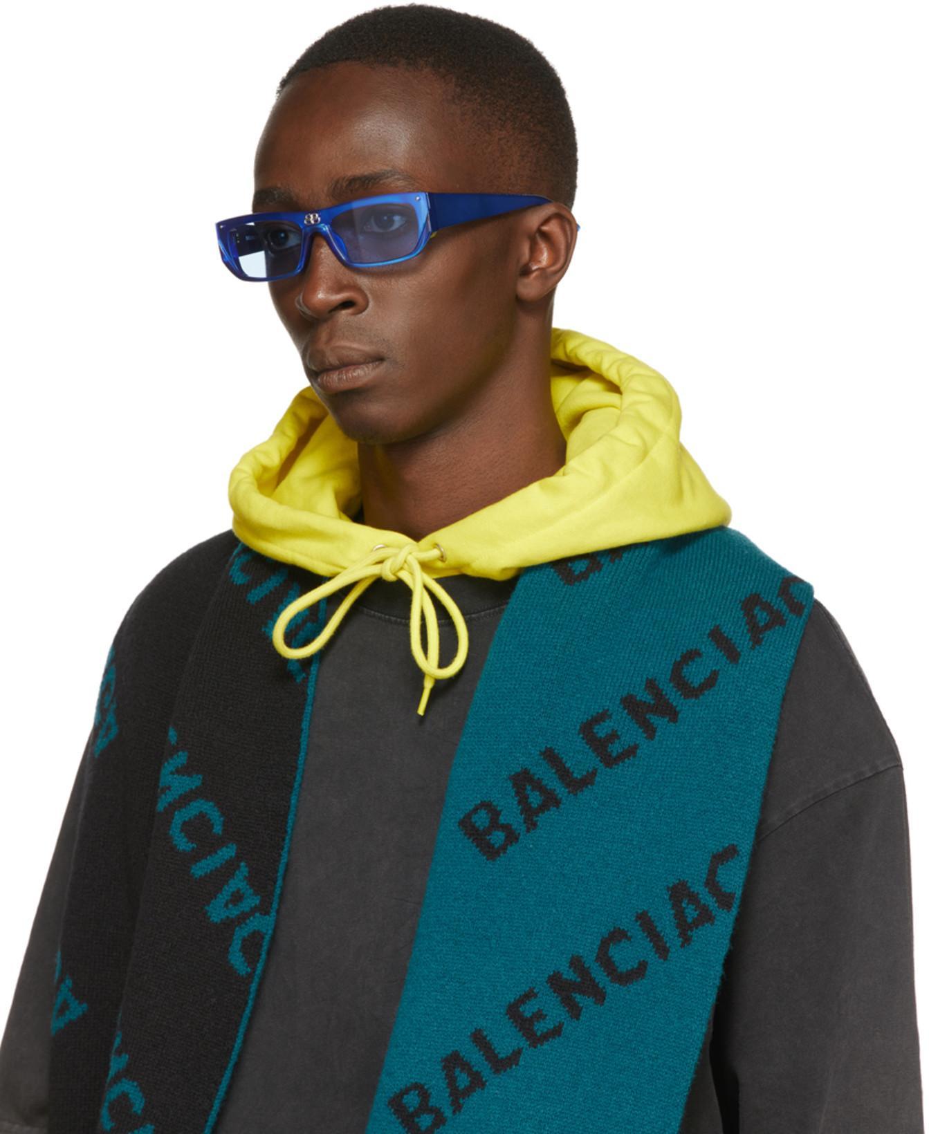 BALENCIAGA Black Nylon Tailored Trousers