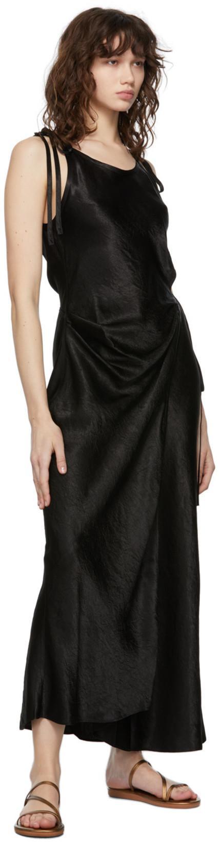 ACNE STUDIOS Drawstring Midi Dress In 900