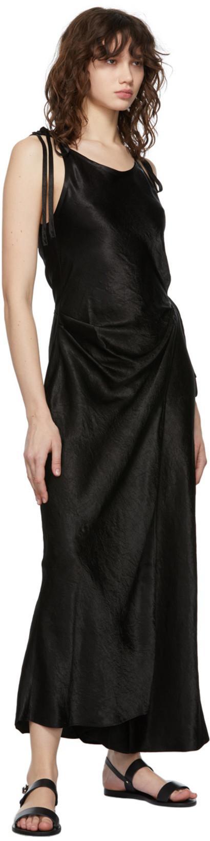 ACNE STUDIOS Drawstring Midi Dress In 900