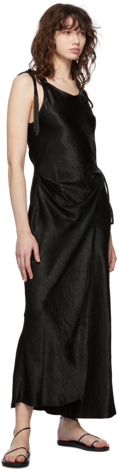 ANCIENT GREEK SANDALS Kansiz Faux Leather Sandals In Black