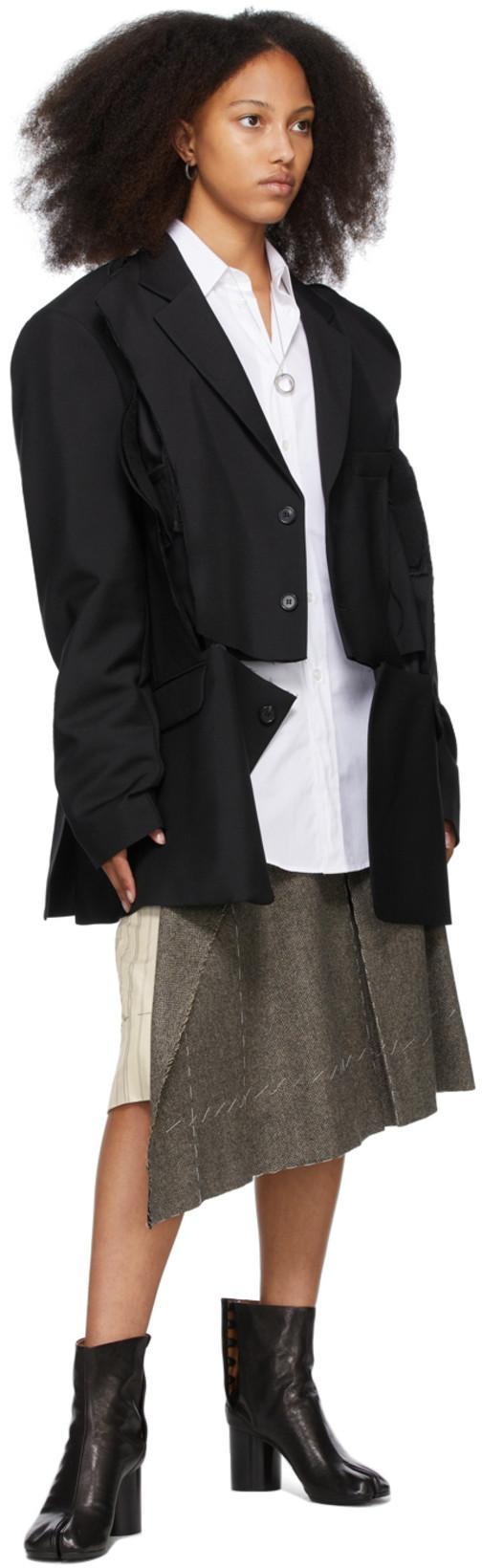 MAISON MARGIELA Long-sleeve Plain Organic Cotton Shirt In White