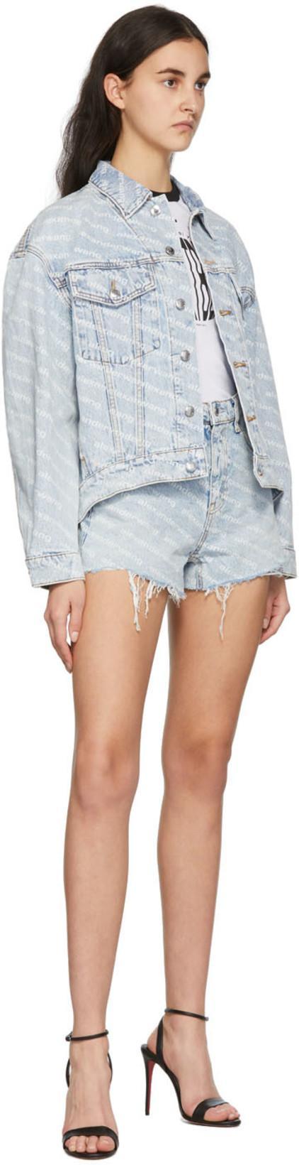 ALEXANDER WANG Bite Shorts In Nude
