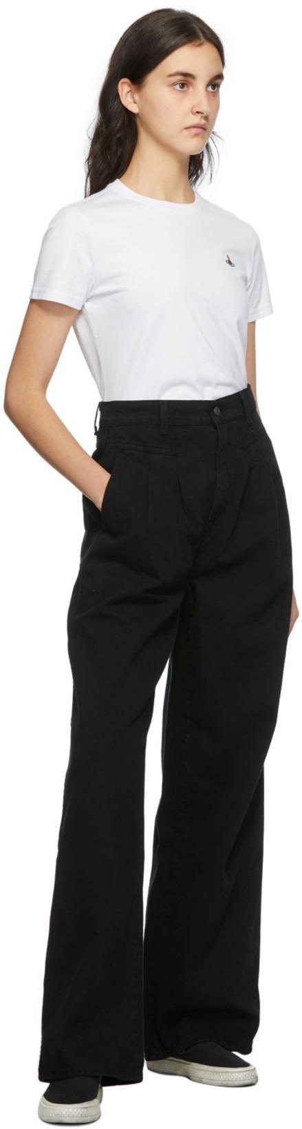 VIVIENNE WESTWOOD T-shirt With Embroidery In Bianco