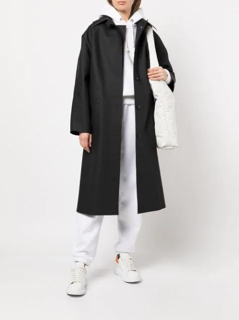 ALEXANDER WANG Puff Logo Sweatpant In Structured Terry In Grey