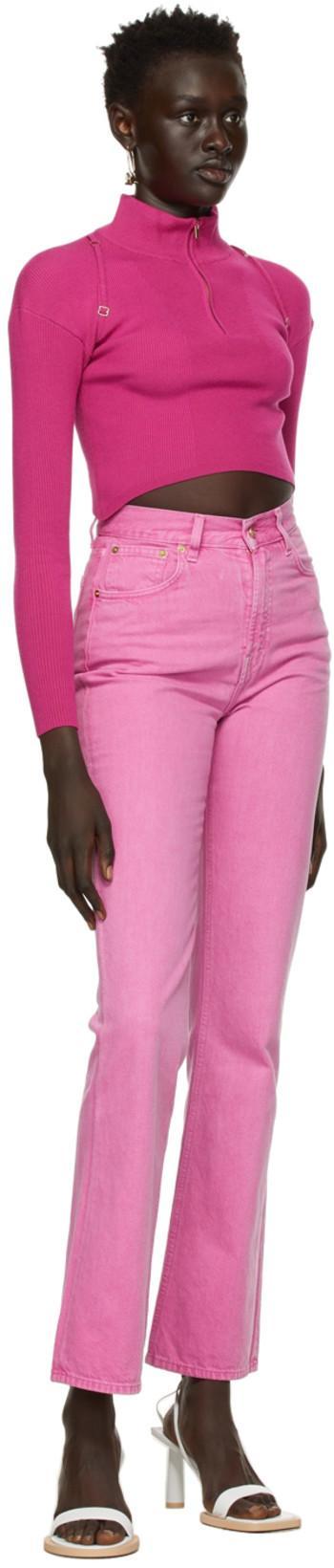 JACQUEMUS Le Pantalon Fresa Tailored Trousers In Pink
