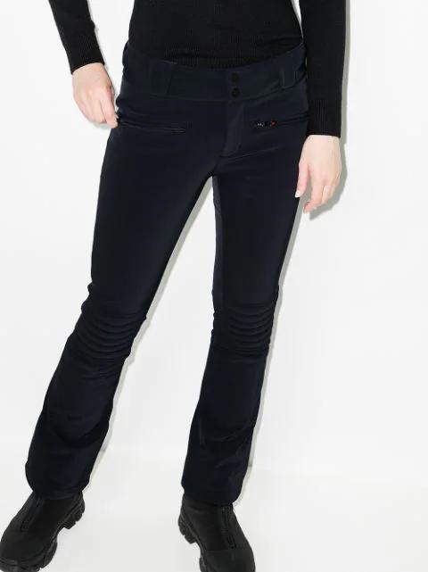 PERFECT MOMENT Chopper Star Roll-neck Merino-wool Sweater In Black