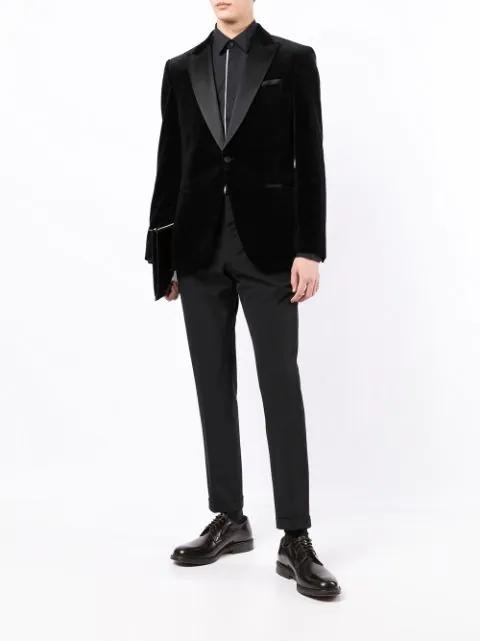 CHURCH'S Polished Black Leather Derby Shoes With Rounded Toe