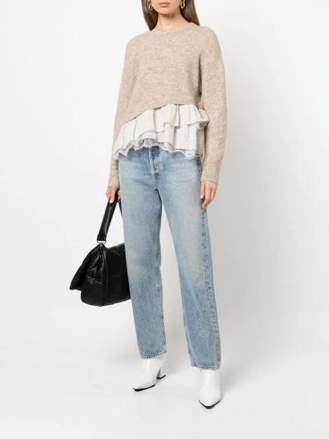 AGOLDE Pinch Waist Kick Jeans In Blue