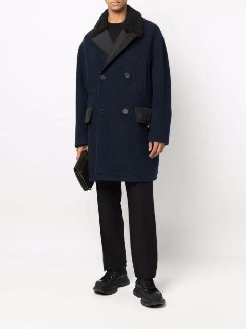 REIGNING CHAMP Midweight Terry Cotton Sweatshirt In Black