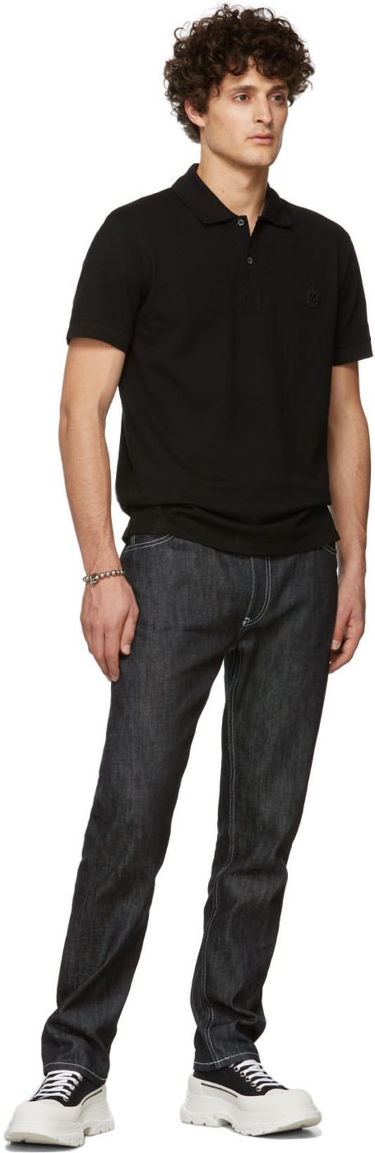 ALEXANDER MCQUEEN Alexander Mc Queen Black/white Tread Slick Shoes