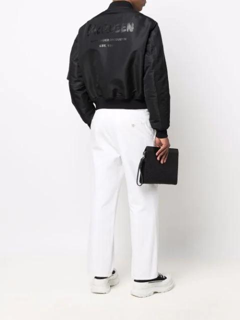 ALEXANDER MCQUEEN Tread Slick Lace-up Ankle Boots In Black