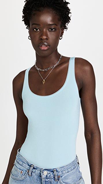 AGOLDE Blue Jeans With Wide Leg And Logo Patch On The Rear In Multicolor