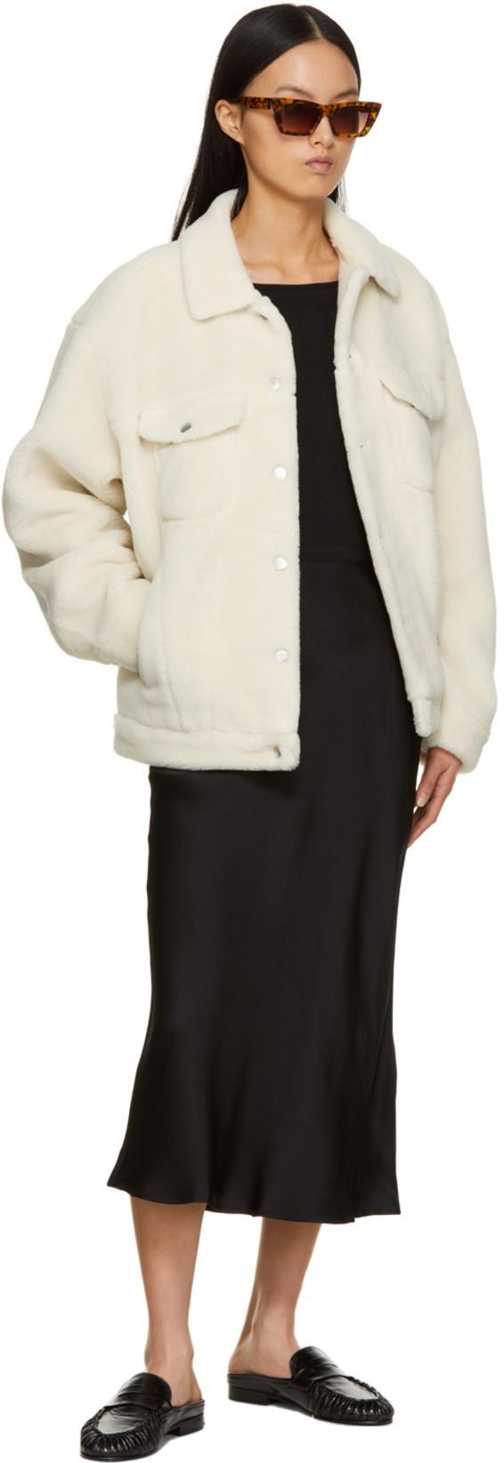 ANINE BING Flared Midi Skirt In Black