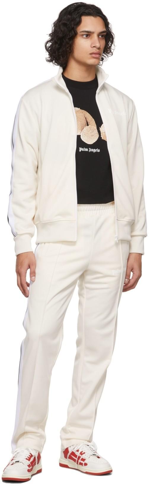 PALM ANGELS Broken Bear Logo Graphic T-shirt In Black