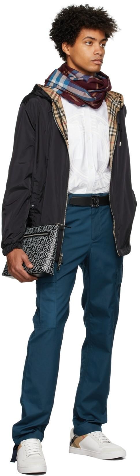 BURBERRY Check Twill Jacket In Beige