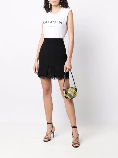 BALMAIN White T-shirt In Multi