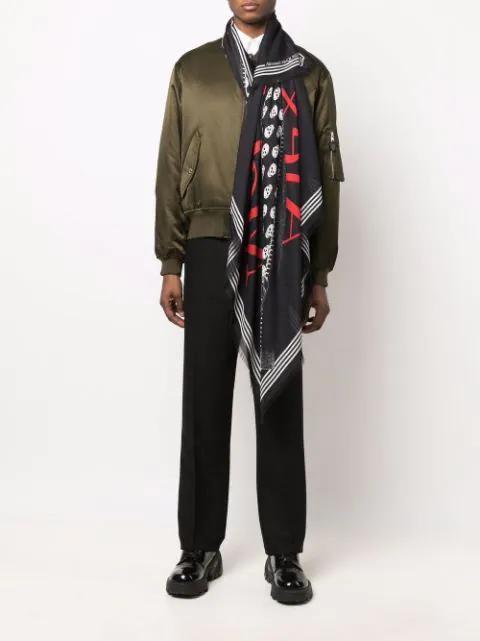 DOLCE & GABBANA Dg Striped Jacquard Cotton Poplin Shirt In White