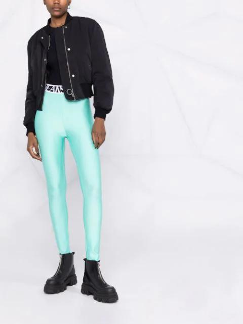 OFF-WHITE Embroidered Logo Bomber Jacket In Black