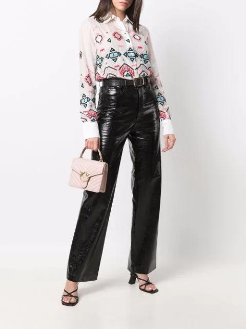 RUSLAN BAGINSKIY Wool Baker Boy Hat With Vinyl Visor In Black