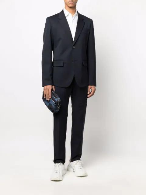VALENTINO Wool-blend Blazer In Blue