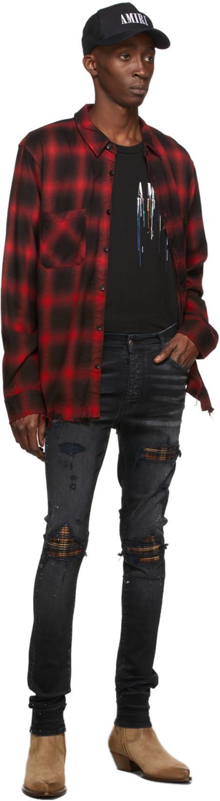 AMIRI Core Logo Trucker Cap In Black