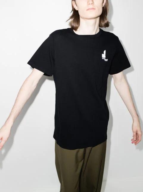 ISABEL MARANT T-shirt Zafferh Aus Baumwolle Mit Logo In Black