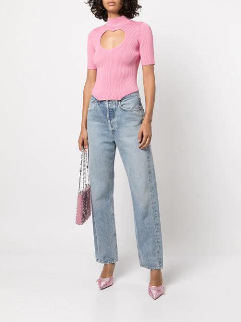 AGOLDE Pinch Waist Kick Jeans In Blue