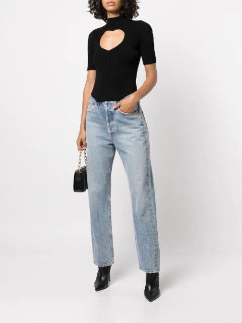 AGOLDE Pinch Waist Kick Jeans In Blue