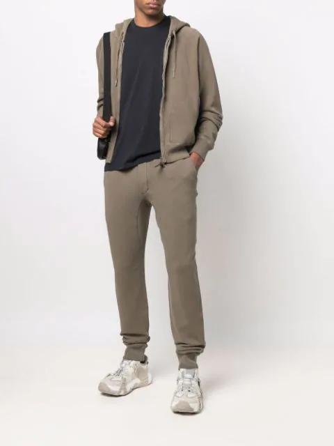 TOM FORD Black Stretch Cotton V-neck T-shirt