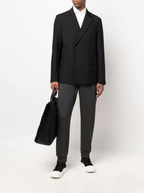 ALEXANDER MCQUEEN Man Joggers With Charcoal Selvedge Band In Grey