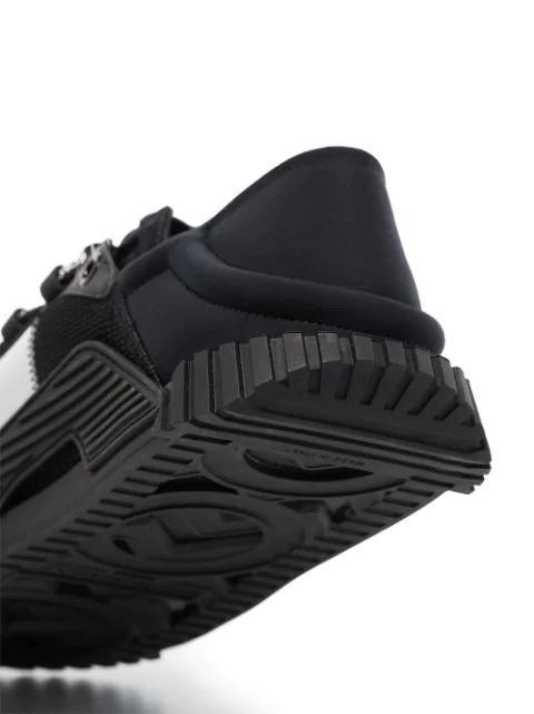 DOLCE & GABBANA Ns1 Slip On Sneakers In Mixed Materials In Black