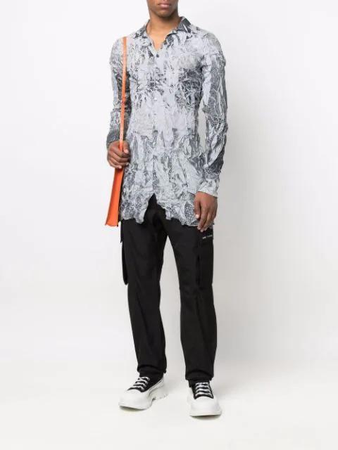 ALEXANDER MCQUEEN Tread Slick Lace-up Ankle Boots In Black