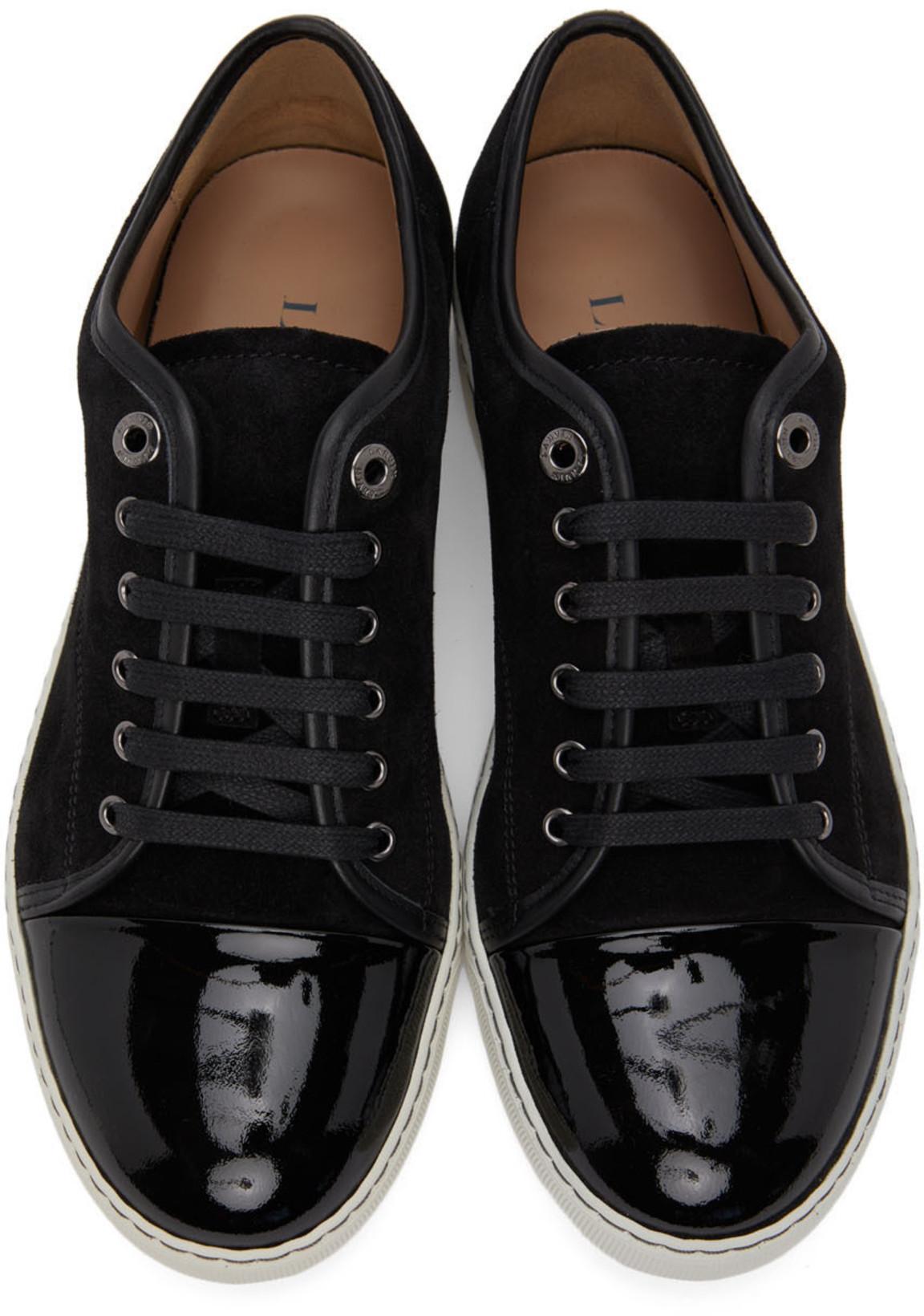 LANVIN Dbb1 Suede Sneakers In Multi