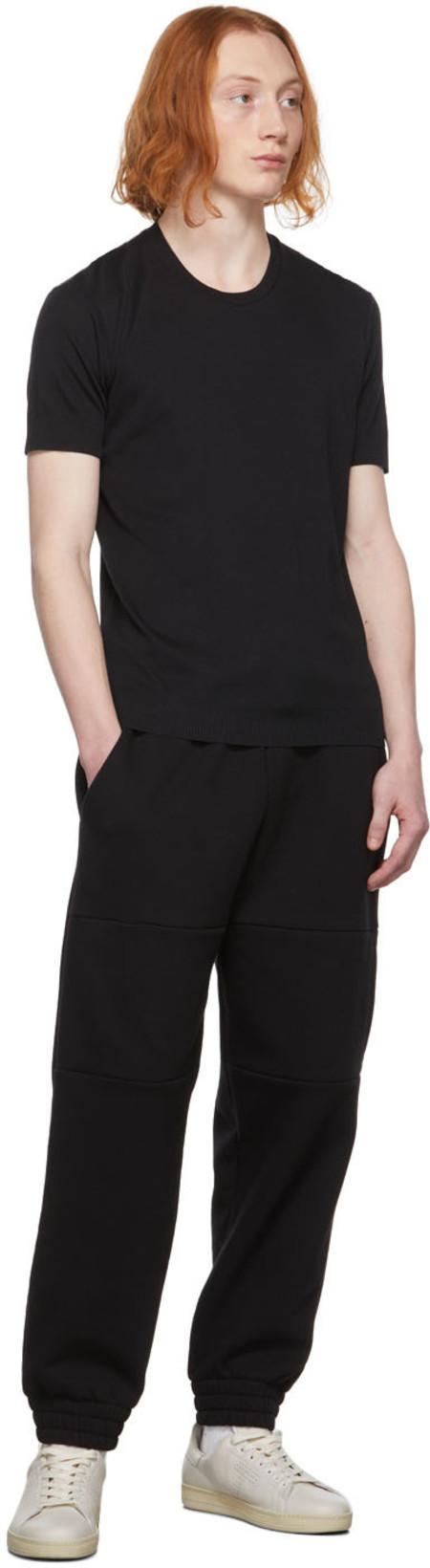TOM FORD Black Stretch Cotton V-neck T-shirt