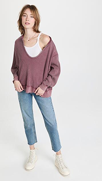 ANINE BING Gavin Blue Reservoir High Waist Distressed Nonstretch Ankle Jeans In Light Blue