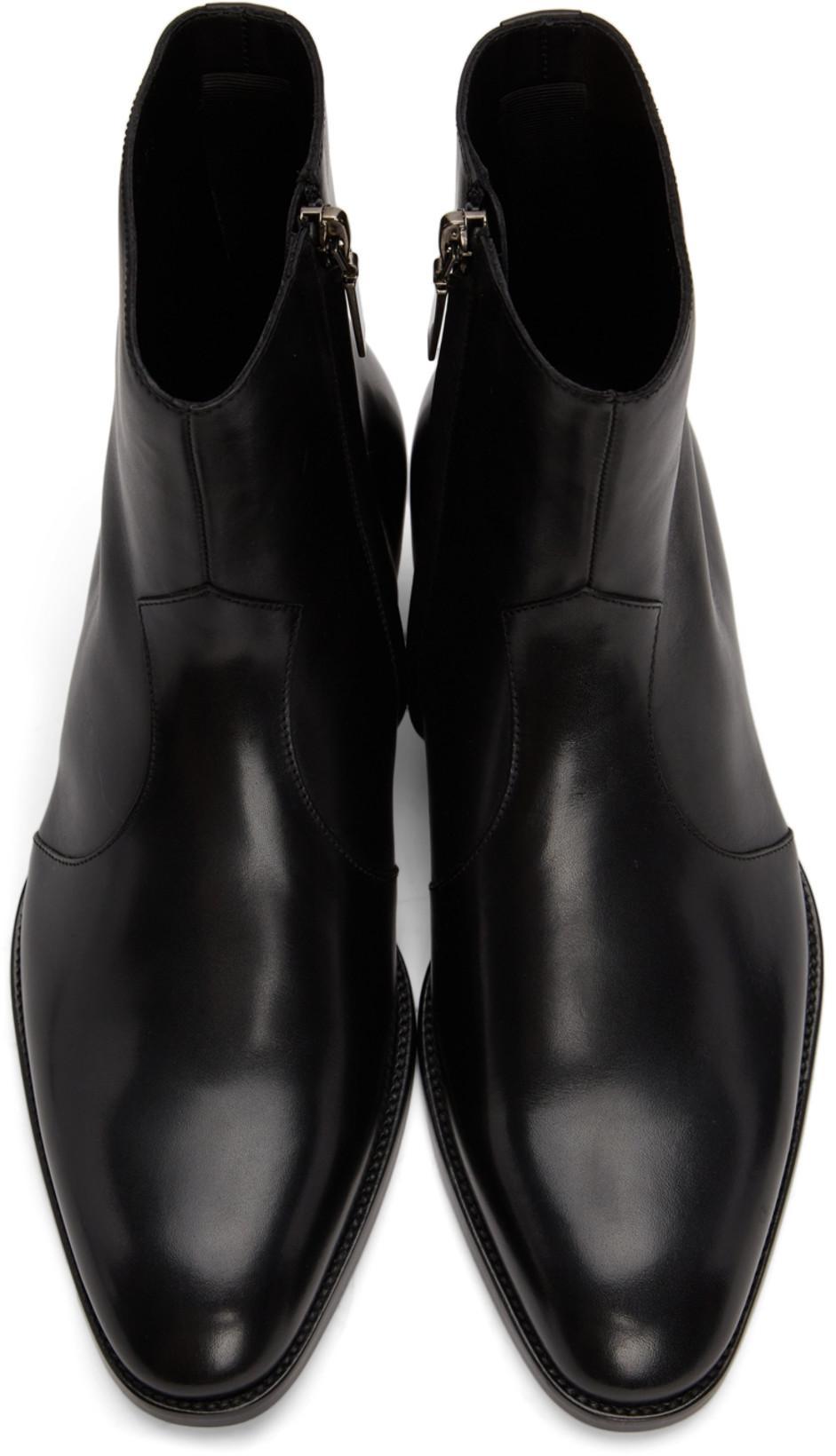 SAINT LAURENT Cotton T-shirt In Reverse Design In White