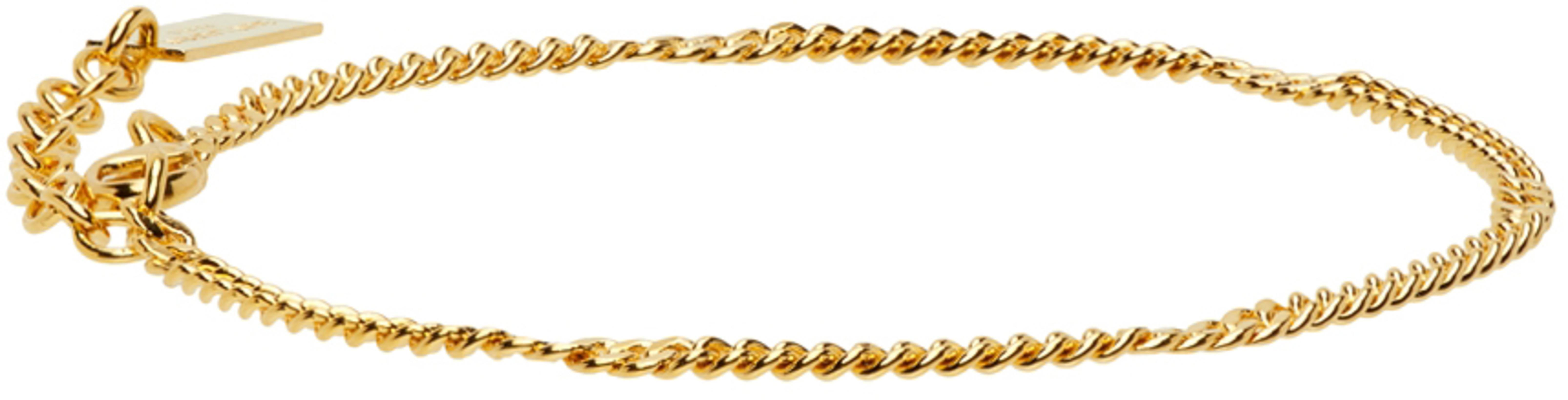 SAINT LAURENT Cotton T-shirt In Reverse Design In White