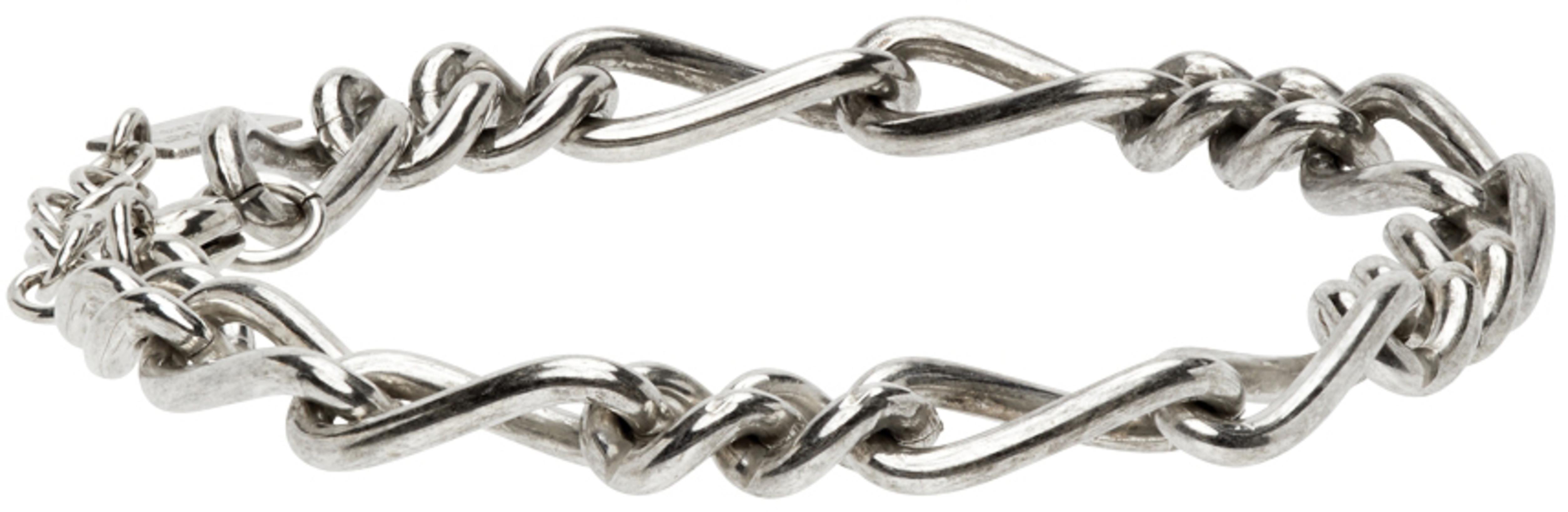 SAINT LAURENT Cotton T-shirt In Reverse Design In White