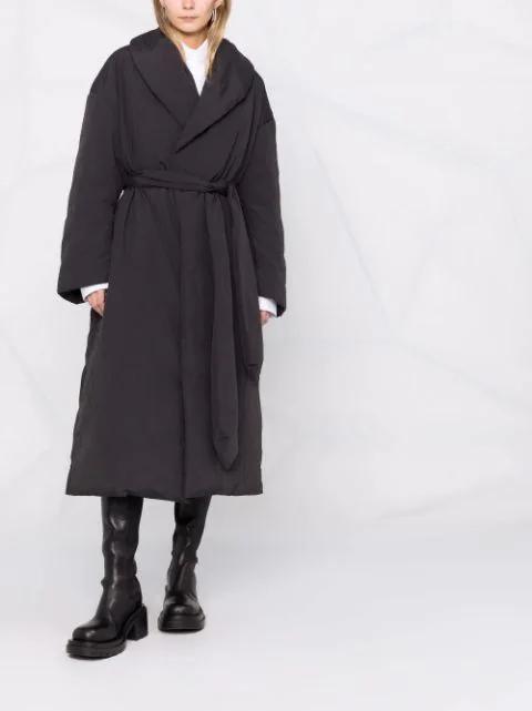 TOTÊME Toteme Signature Wool And Cashmere Coat In Black