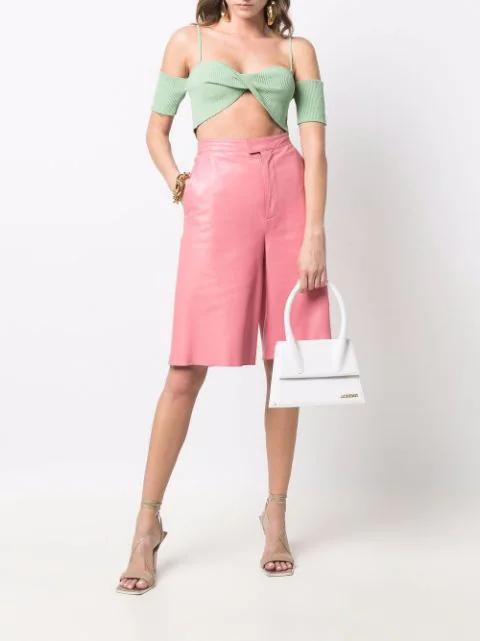 JACQUEMUS White Le Chiquito Noeud Crossbody Bag